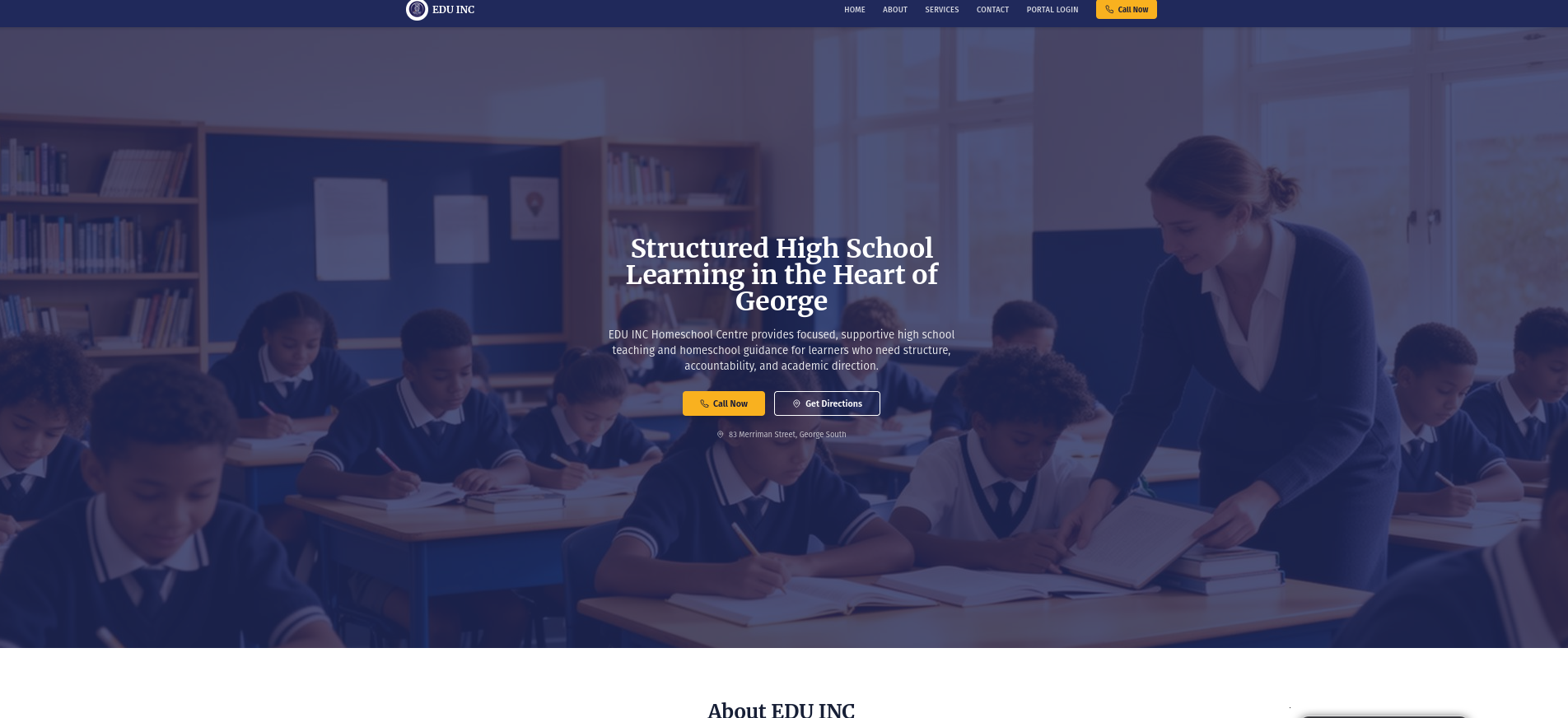 Edu-Inc Website Builder Project