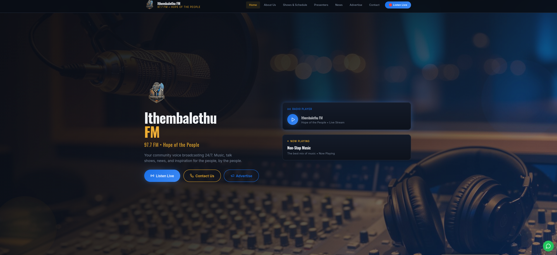 Ithembalethu FM Radio Hub Project